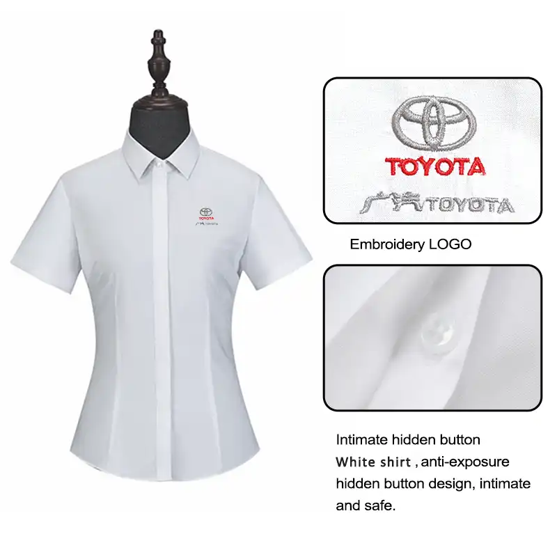 White Shirt -TOYOTA White Shirt -TOYOTA