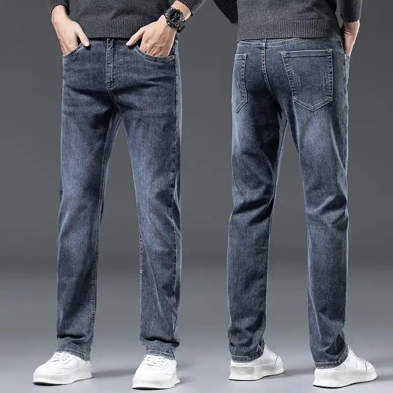 Custom logo denim work pants Custom logo denim work pants